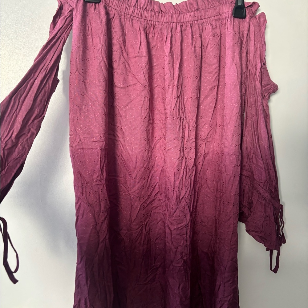 American Eagle Outfitters Dusty Rose Off the Shoulder Tunic NWT